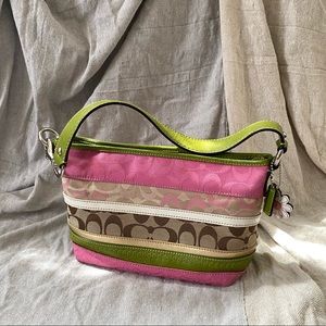 COACH Y2K patchwork shoulder bag